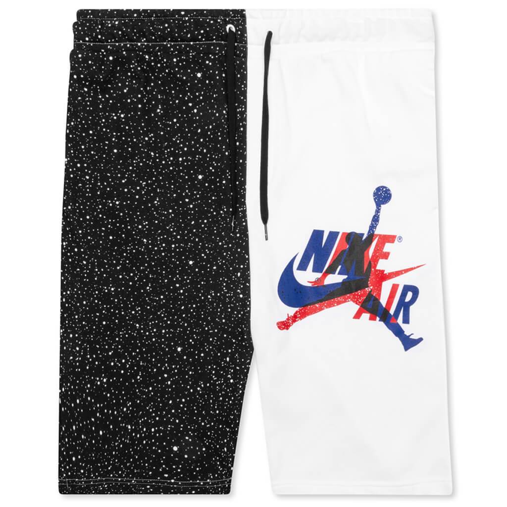 Fleece Short - White/Black/University Red