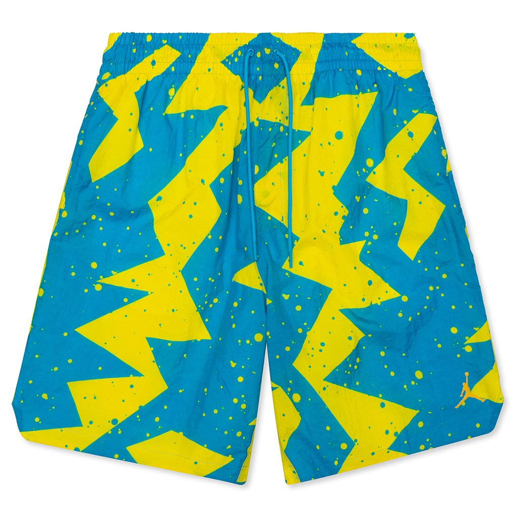 Jumpman 9" Poolside Shorts - Laser Blue/Amarillo