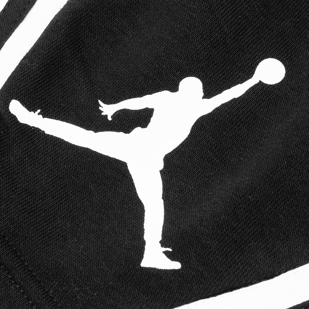 Jumpman Fleece Diamond Short - Black/White