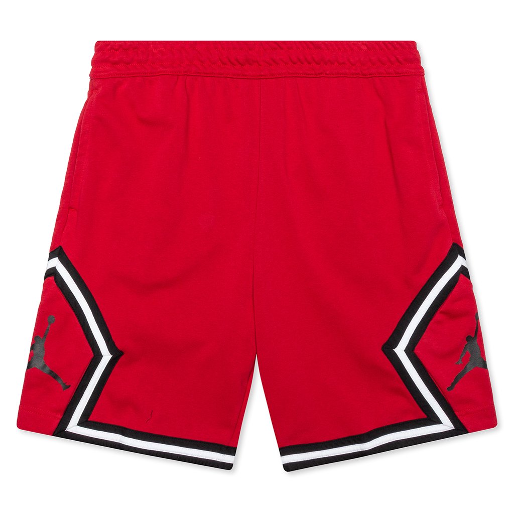 Jumpman Fleece Diamond Short - Gym Red/Black