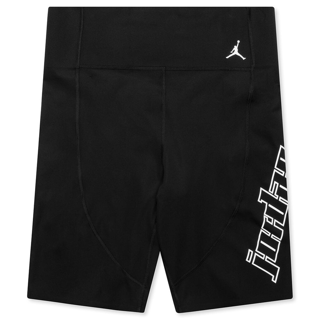 Moto Women's Bike Shorts - Black/White