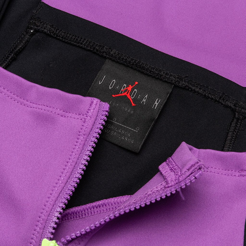 Moto Women's Cropped Top - Purple Nebula/Black