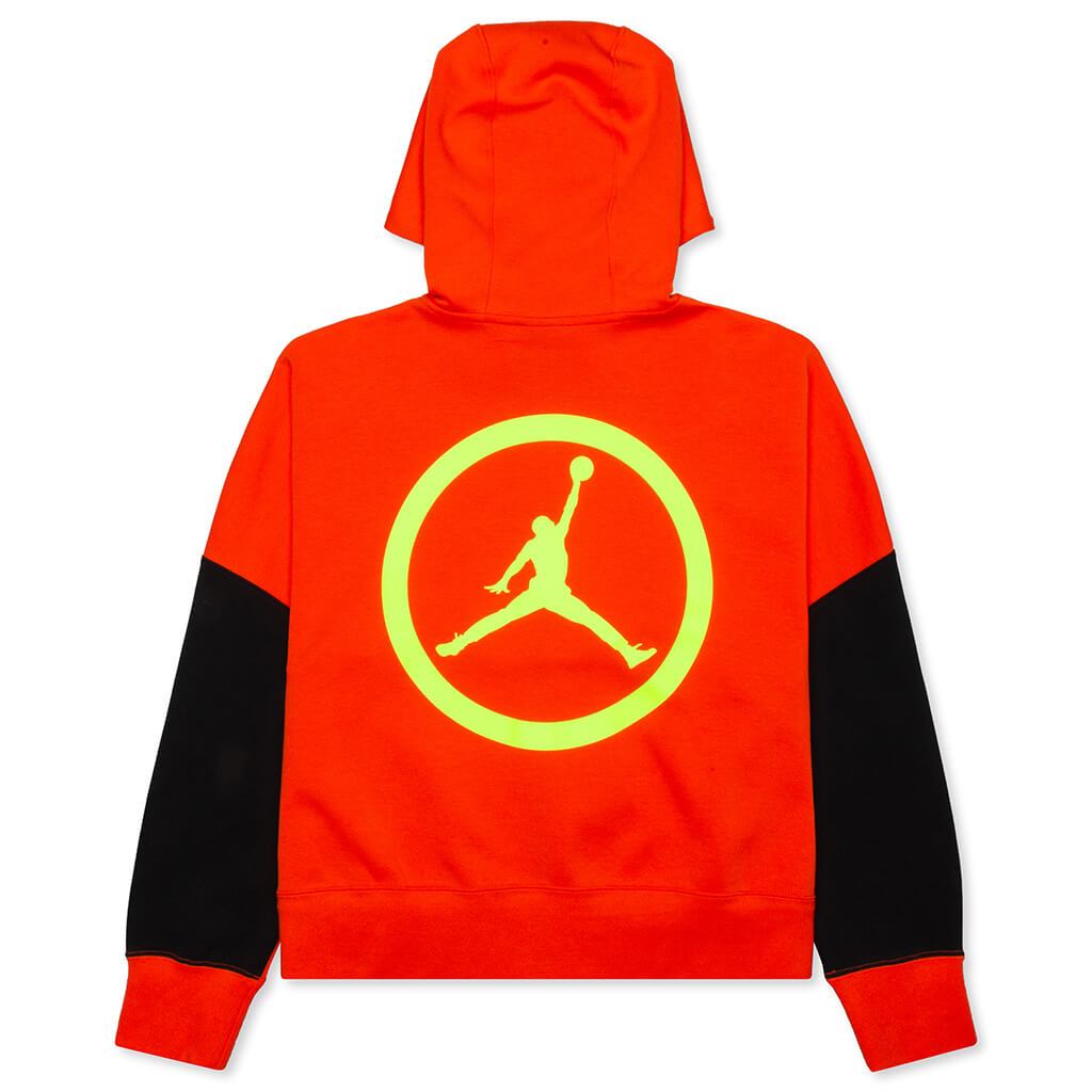 Moto Women's Lightweight Fleece Top - Team Orange