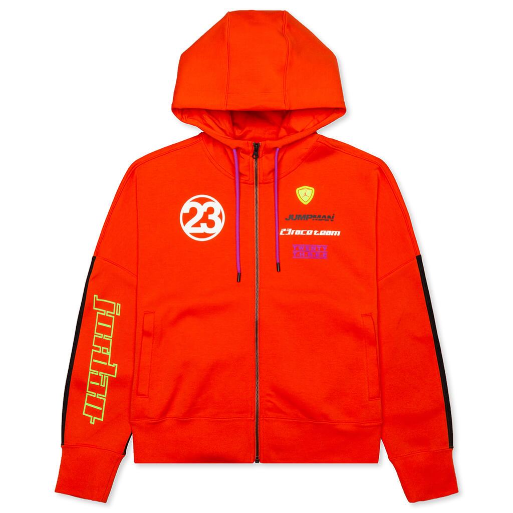 Moto Women's Lightweight Fleece Top - Team Orange