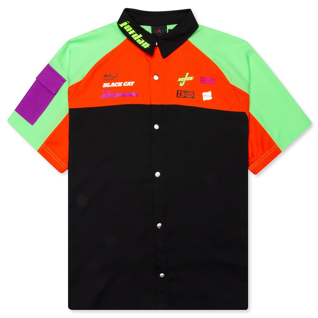Moto Women's S/S Top - Black/Multi
