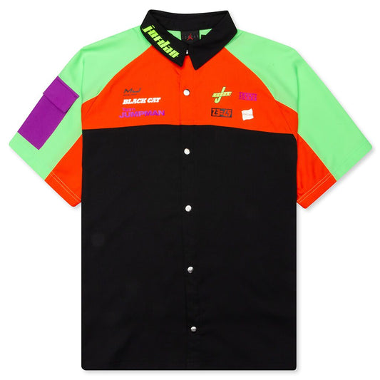 Moto Women's S/S Top - Black/Multi