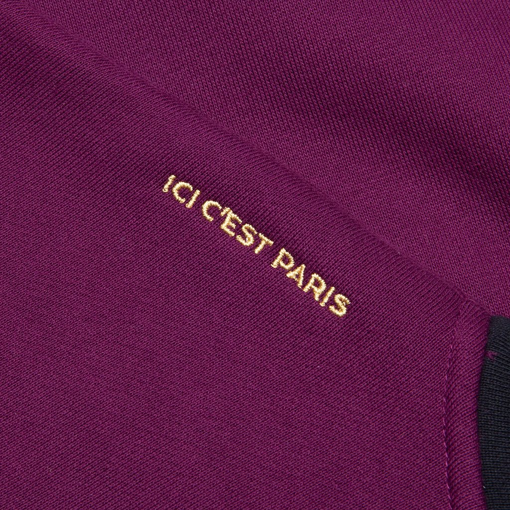 Jordan x Paris Saint-Germain Women's Fleece Hoodie - Bordeaux/Black