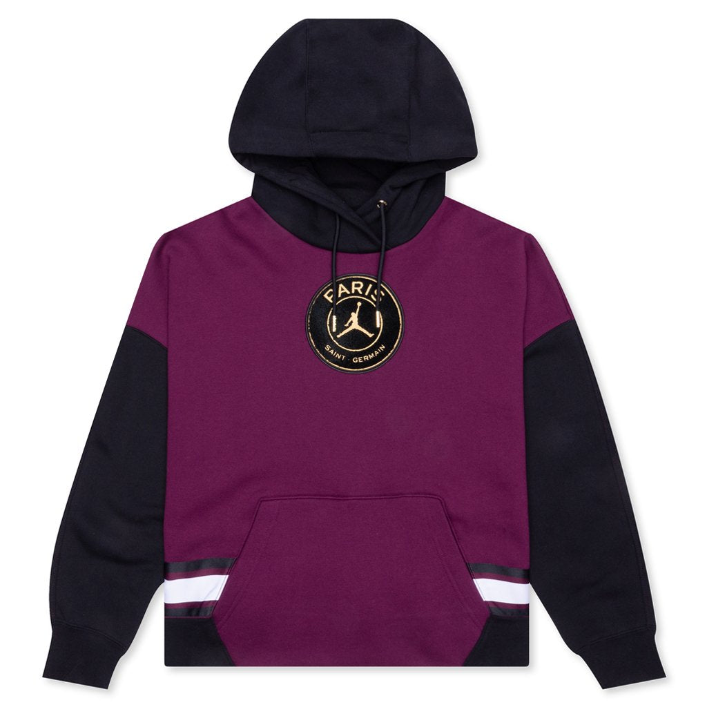 Jordan x Paris Saint-Germain Women's Fleece Hoodie - Bordeaux/Black