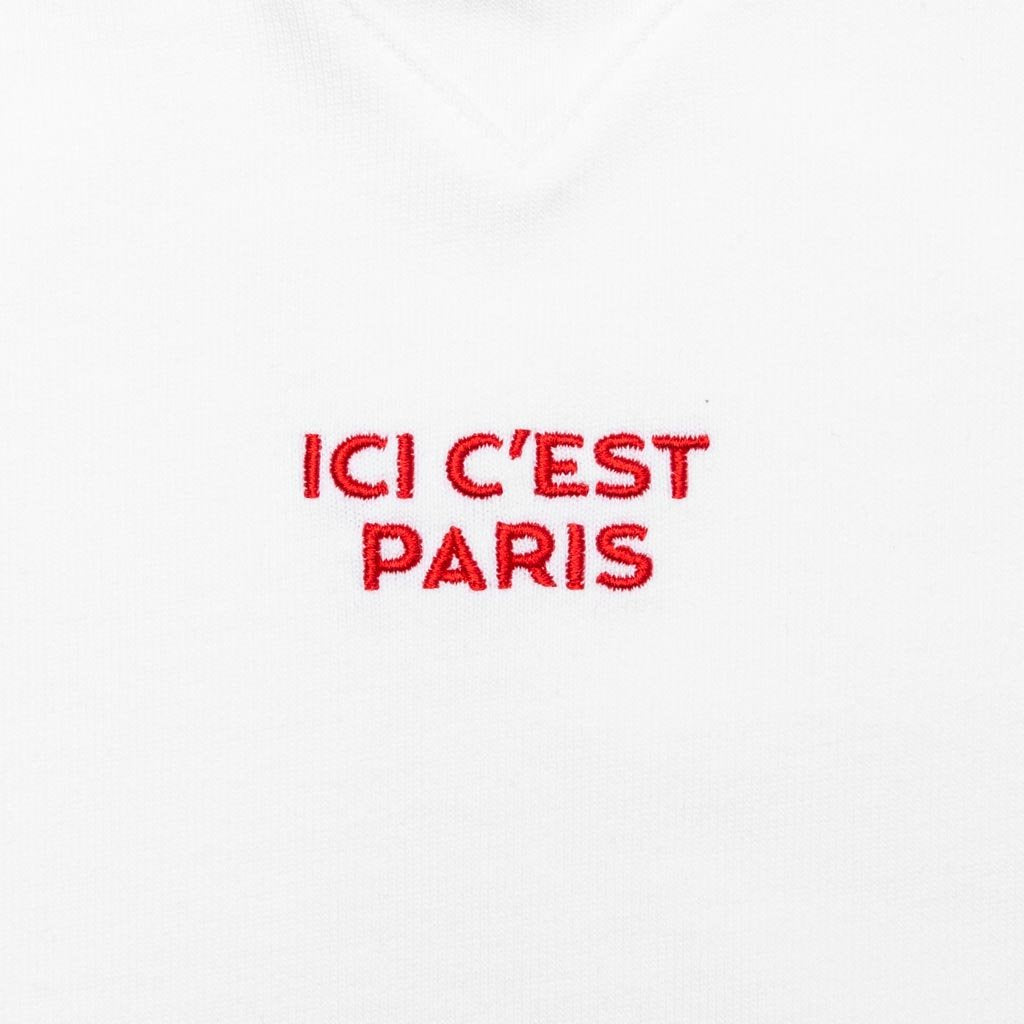 Jordan x PSG Women's S/S Top - White/University Red