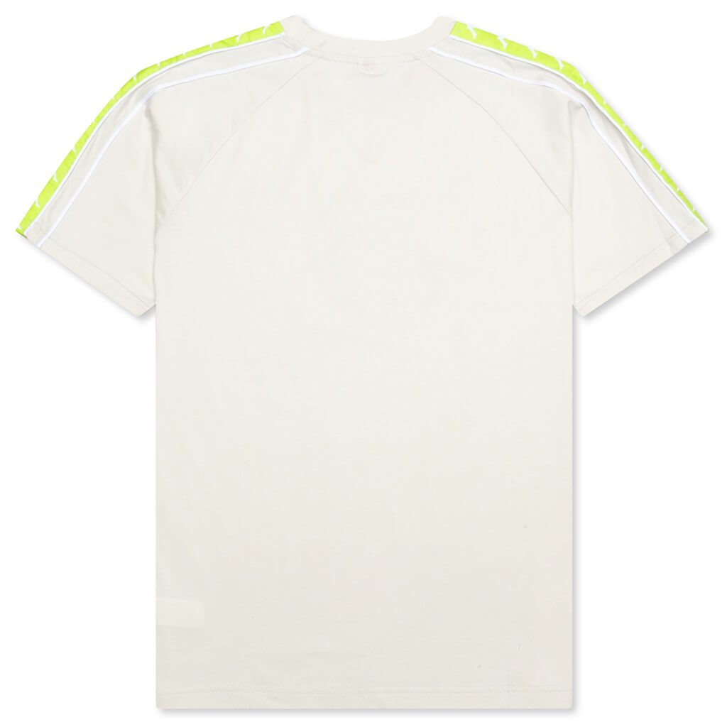 222 Banda Dobrev T-Shirt - Grey Vapor/Green Lime