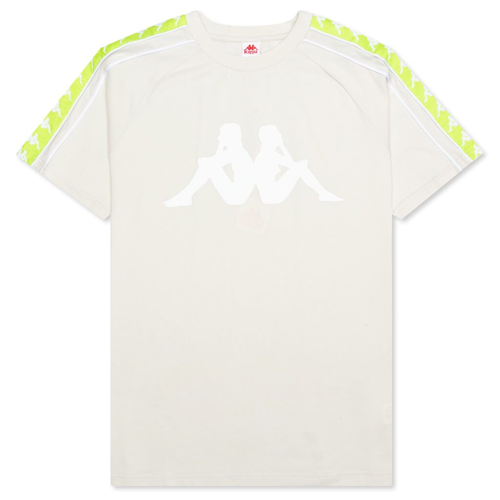 222 Banda Dobrev T-Shirt - Grey Vapor/Green Lime