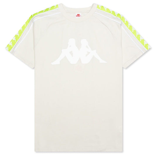 222 Banda Dobrev T-Shirt - Grey Vapor/Green Lime