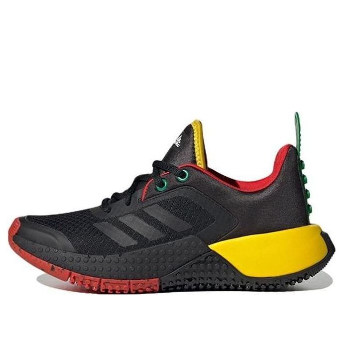 (GS) adidas Sport DNA x LEGO 'Black Red' HQ1313