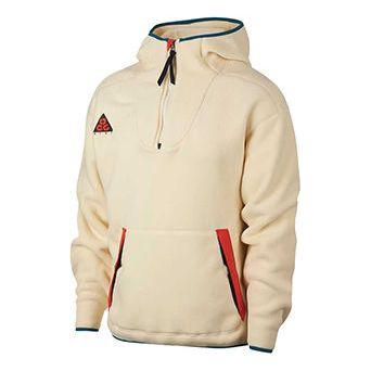 Nike x ACG Fleece Half-Zip Jacket Men Beige White AJ1987-258