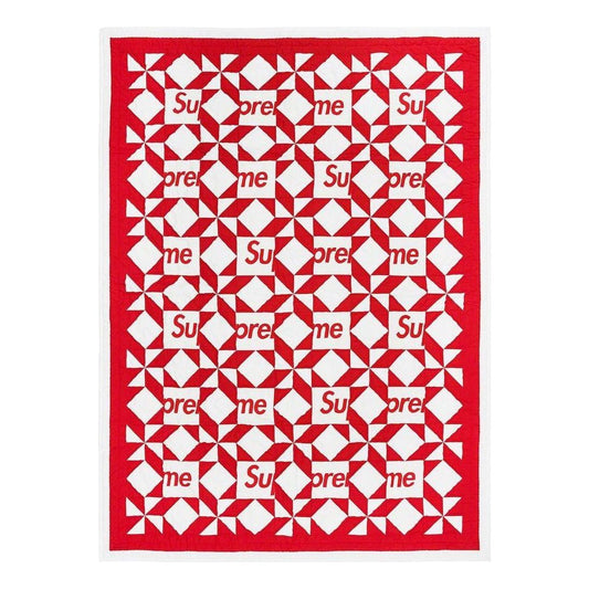 Supreme Patchwork Quilt 'Red White' SUP-SS23-28