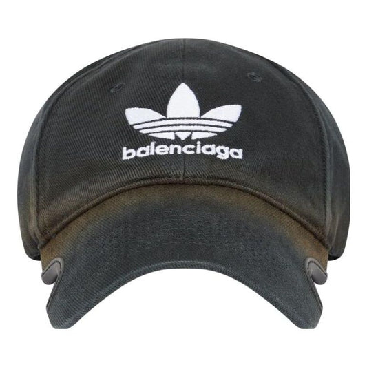 Balenciaga x adidas Trefoil Balenciaga Logo Cap 'Black White' 723749410B21077