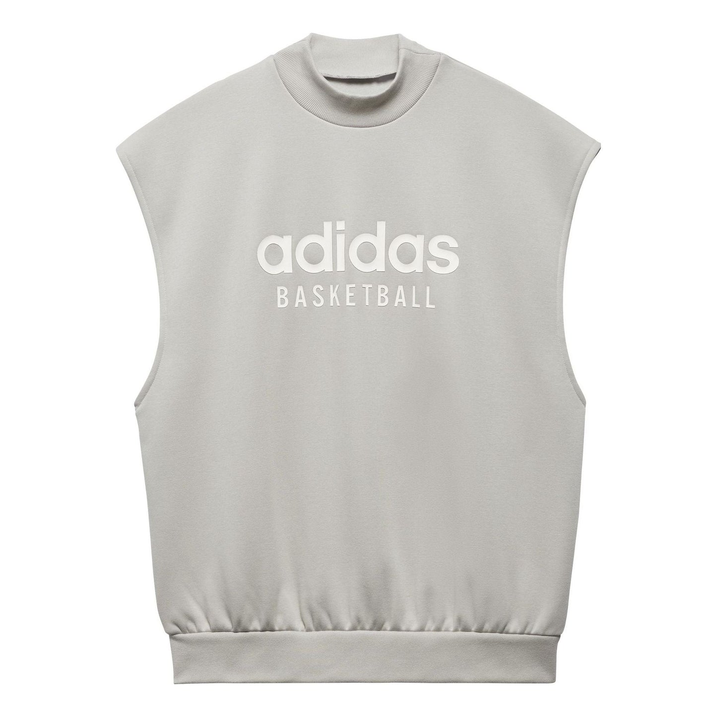 adidas Basketball Sleeveless Sweatshirt 'Grey' IA3416