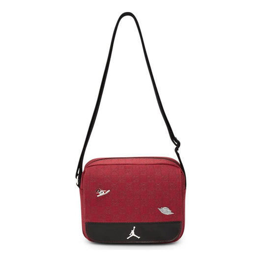 Air Jordan Monogram Mini Messenger Bag 'Bold Red' MA0760-H15