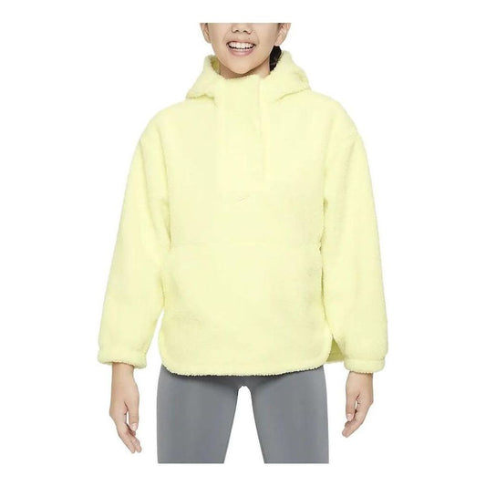 (GS) Nike High-Pile Fleece Therma-FIT Training Jacket 'Bright Green Coconut Milk' FN4783-331
