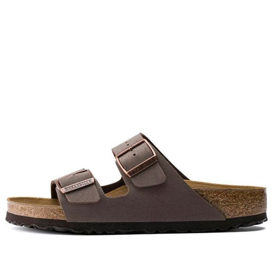 Birkenstock Arizona Birko-Flor Nubuck Sandals 'Mocha' 0151181