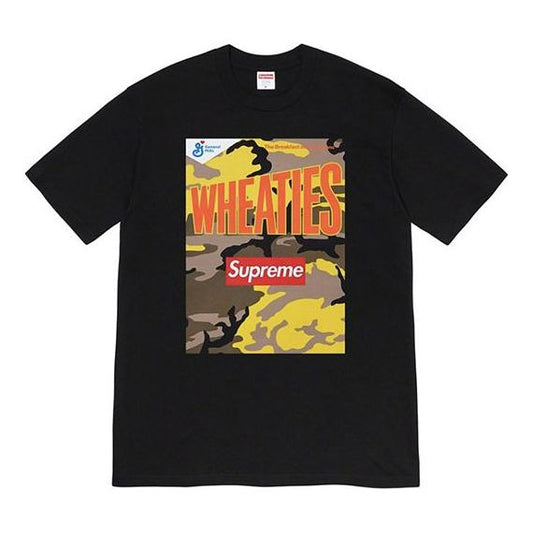 Supreme Week 6 x Wheaties Crossover Printing Round Neck Short Sleeve Unisex SUP-SS21-594