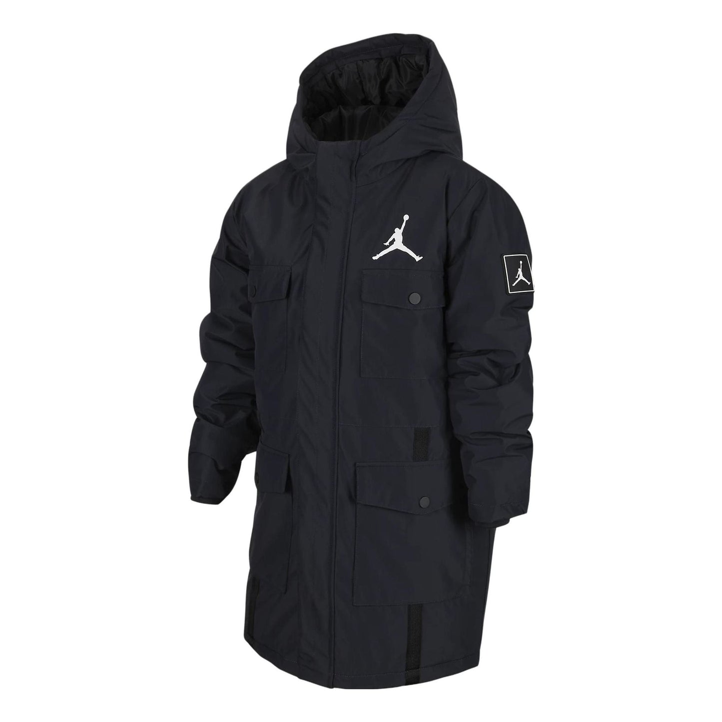 (GS) Air Jordan Essentials Down Parka Jacket 'Black' FV5813-010