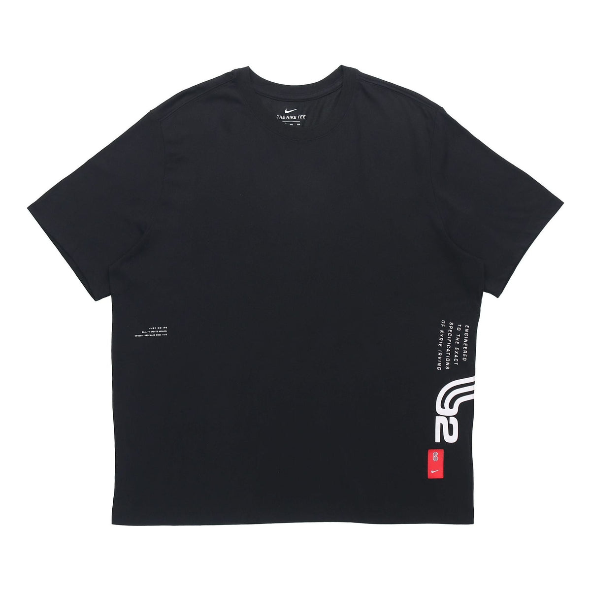 Nike DRI-FIT KYRIE Kyrie Irving Basketball Short Sleeve 'Black' CD0928-010