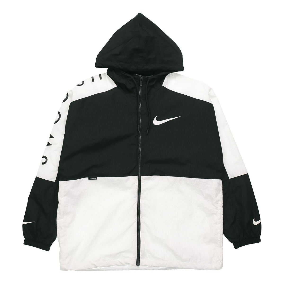 Nike Casual Sports Hooded Jacket Men's Black/White DJ4131-010