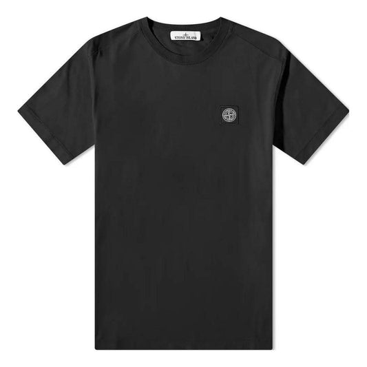 STONE ISLAND Plain Logo T-Shirt 'Black' 101524113-A0029