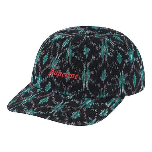 Supreme Ikat 6-Panel 'Black Green Red' SUP-SS21-701