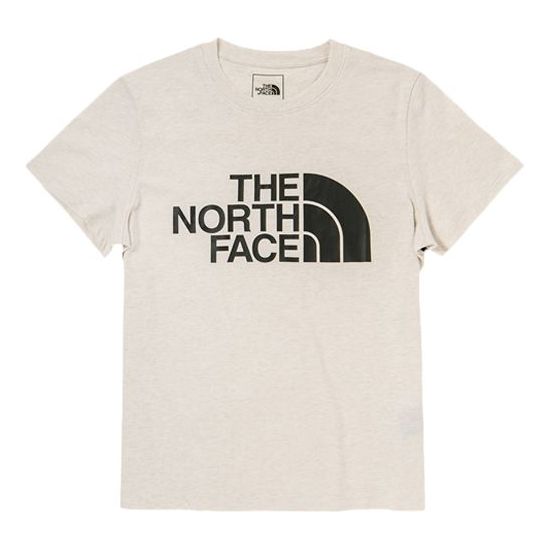 THE NORTH FACE Outdoor Casual Short Sleeve Creamy White 4NF7-0ZX