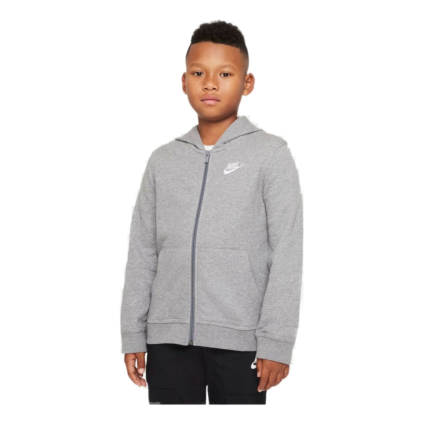 (GS) Nike Sportswear Club Logo Hoodie 'Grey' DD1698-091
