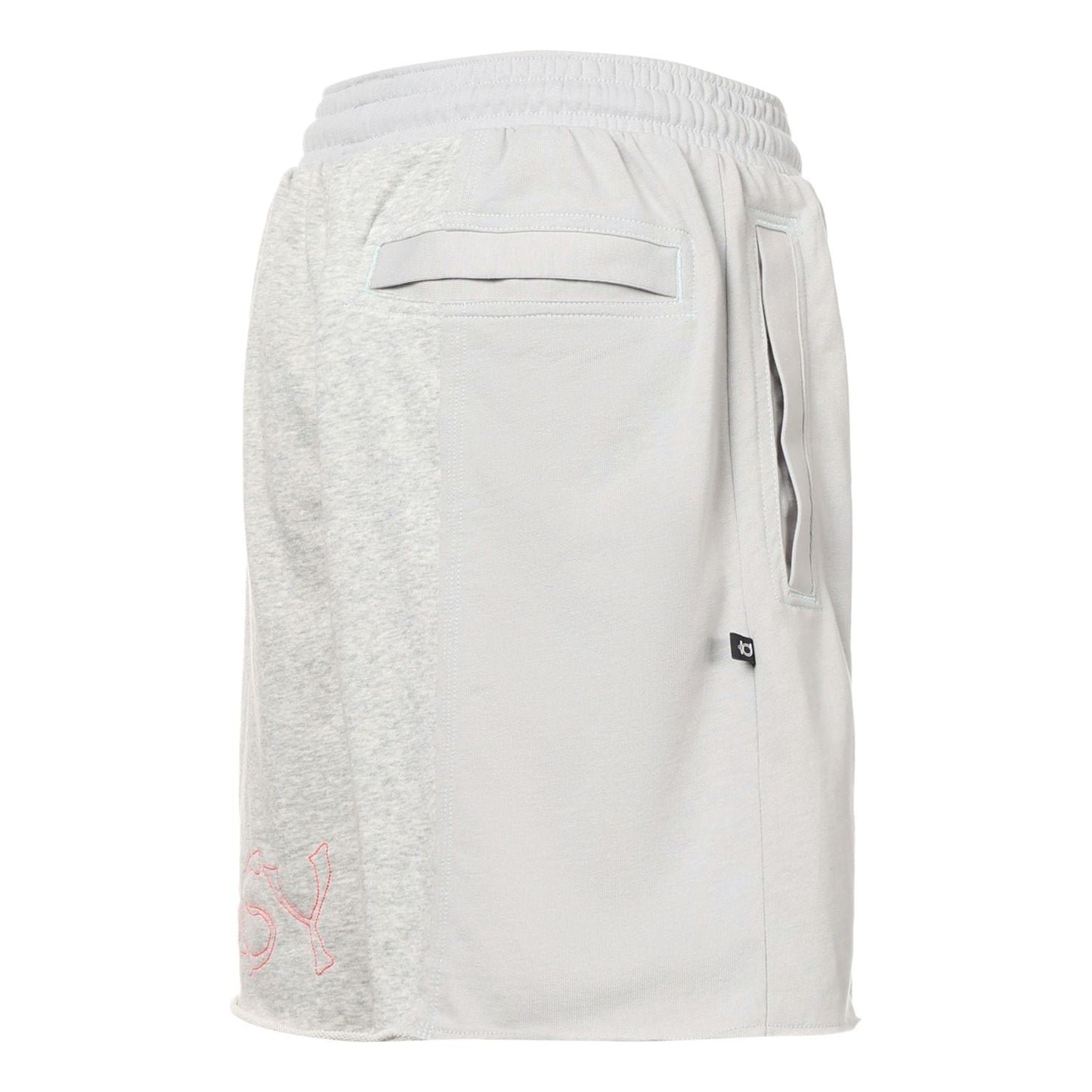 Nike Durant French Terry Breathable Sports Drawstring Solid Color Splicing Embroidered Alphabet Loose Shorts Gray DH7374-050