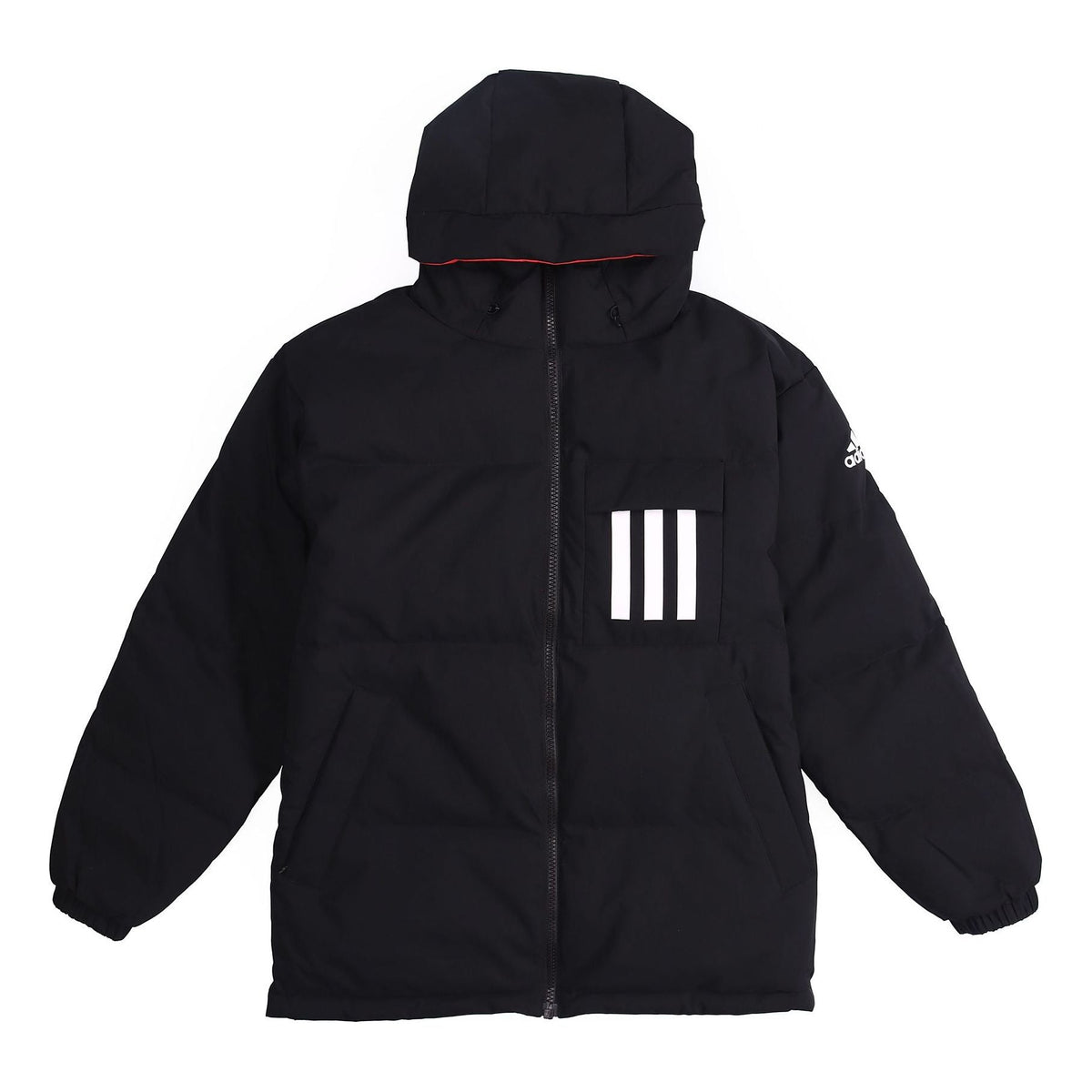 adidas Rev 3st Down Ho Stay Warm Reversible Outdoor hooded down Jacket Black EH4011