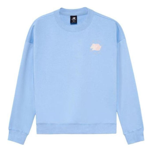 (WMNS) New Balance Logo Sportswear Jumper Asia Sizing 'Blue' AWT23336-BLZ