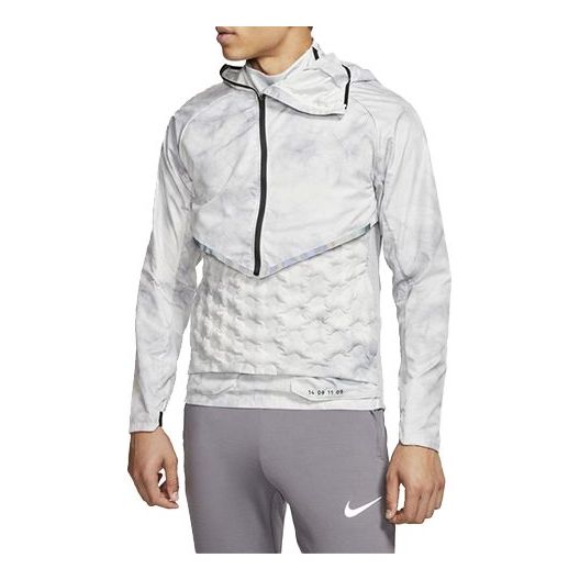 Men's Nike Detachable Vest Hooded Jacket Gray BV5700-043