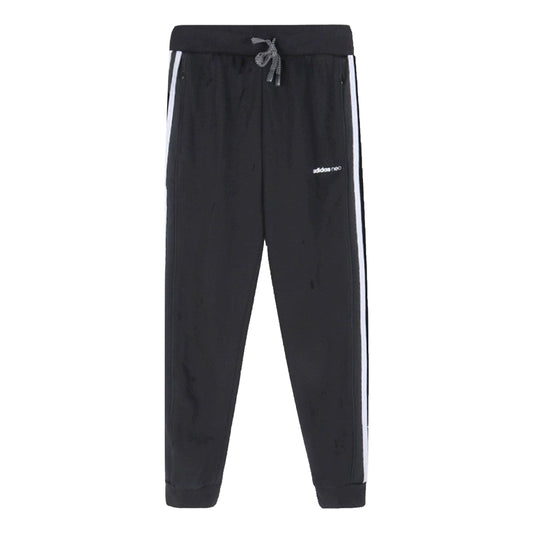 adidas neo M CS MSH PNL TP Side Stripe Bundle Feet Sports Pants Black EI4493