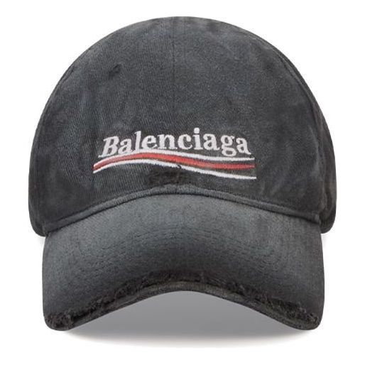 Balenciaga Political Campaign Destroyed Cap 'Black' 661884410B21077