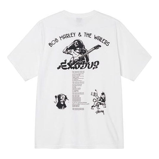 Stussy x Bob Marley & The Wailers Gear Exodus T-Shirt 'White' 3903712