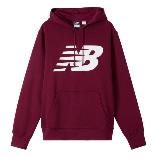 New Balance Big logo Printed Sweatshirt Asia Sizing 'Burgundy' MT83982SDR