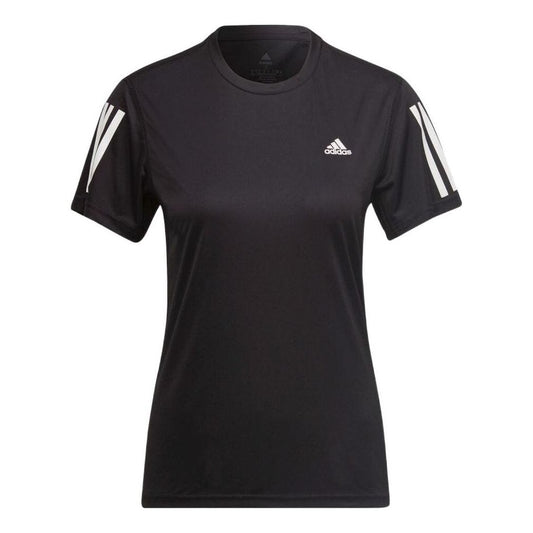 (WMNS) adidas Own The Run T-Shirt Asia Sizing 'Black' H59274