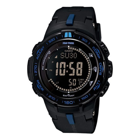 CASIO PROTREK Light Energy Electric Wave Mountain Waterproof Sports Solar Powered Mens Black Digital PRW-3100Y-1PR