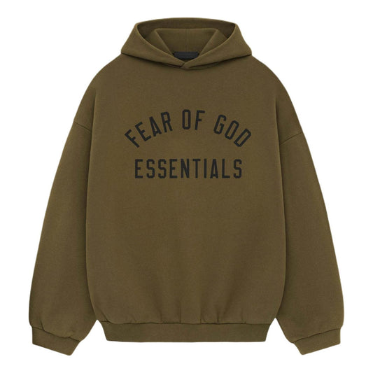 Fear of God Essentials Fleece Hoodie 'Olive' 192BT246254F