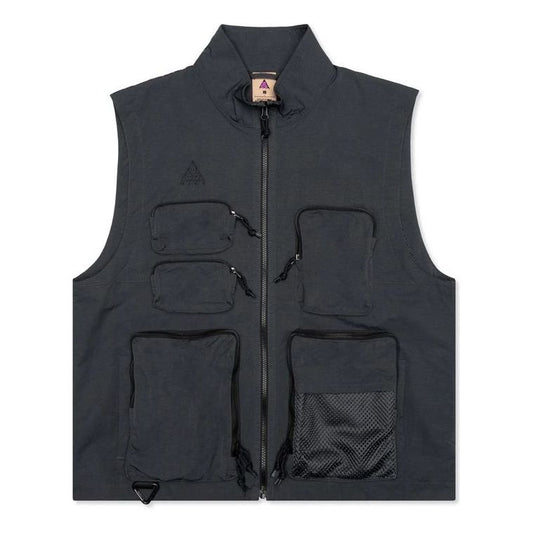 Nike Multiple Pockets Sports Functional Logo Vest Gray CK7236-060