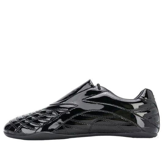 (WMNS) Balenciaga Zen Sneakers 'Shiny Patent Black Leather' 617539W2QA11000