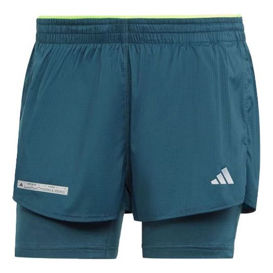 (WMNS) adidas Ultimate Two-In-One Shorts 'Turquoise' HZ4481