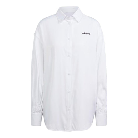 (WMNS) adidas 3-Stripes OS Long-sleeve Top 'White' IR9790