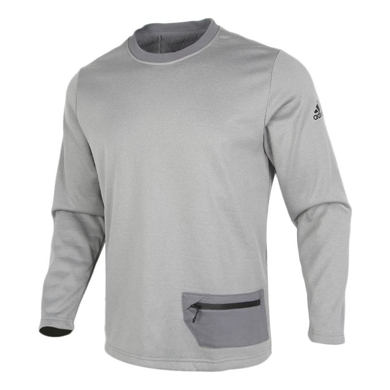 adidas Fleece Lined Stay Warm Casual Running Sports Gray GV3514