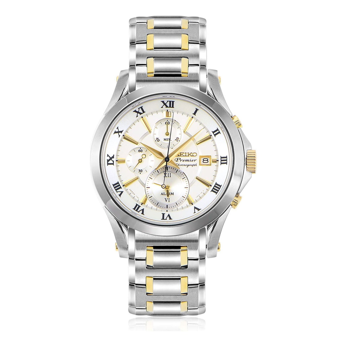 Men's SEIKO Three Eyes Business Casual Quartz Watch SNAD28J1