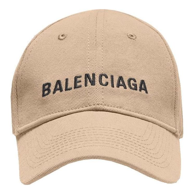 Balenciaga Visor Logo Cap 'Beige Black' 590758-410B2-9760